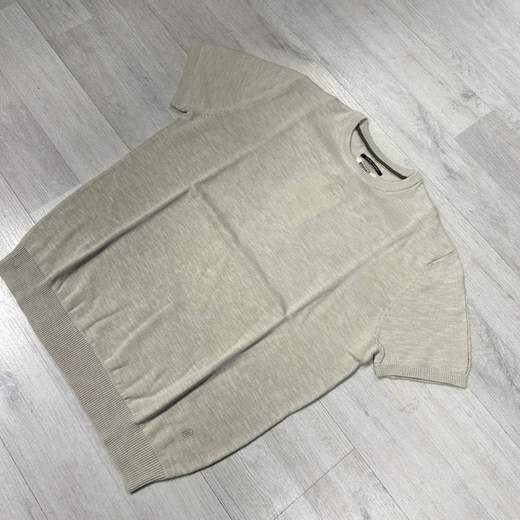 Maglia uomo a maniche corte Rekuait in cotone fiammato- Girocollo