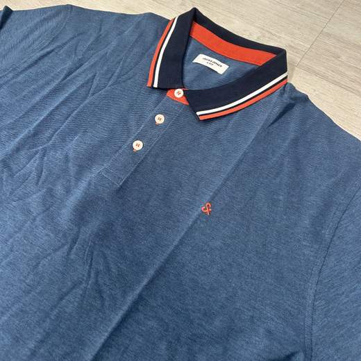 Polo uomo un cotone traspirante - Taglie forti Jack&Jones