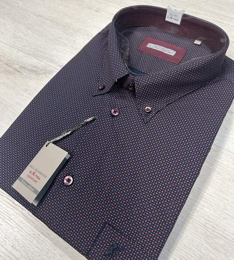 Camicia manica lunga con microfantasia Sea Barrier articolo RETTORE/CONF