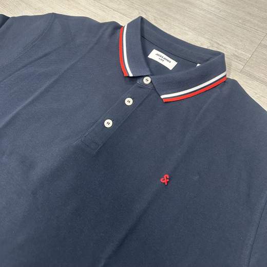 Polo uomo un cotone traspirante - Taglie forti Jack&Jones