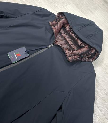 Giubbino reversibile invernale da uomo-Taglie grandi