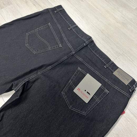 Jeans uomo Holiday vita alta elesticizzato in taglie grandi
