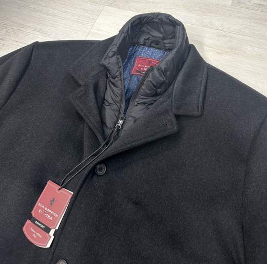Cappotto invernale da uomo taglie grandi con gilet interno