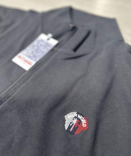 Felpa full zip in cotone No Way Sport articolo SB24901/CONF