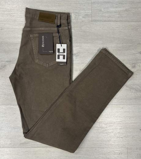 Pantaloni uomo in cakdo fustagno Holiday a vita alta Regular