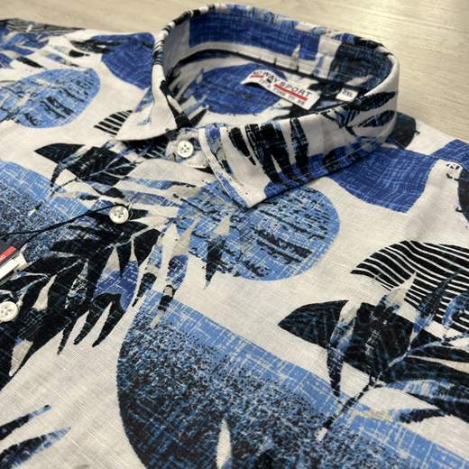 Camicia uomo in Lino 100% traspirante - Taglie grandi No Way Sport