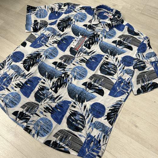 Camicia uomo in Lino 100% traspirante - Taglie grandi No Way Sport
