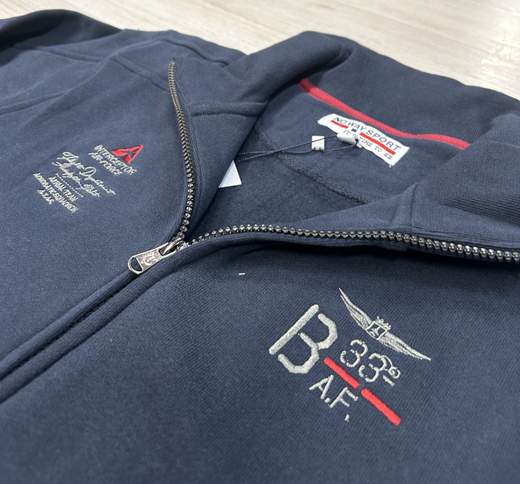 Felpa full zip No Way Sport articolo SR24028
