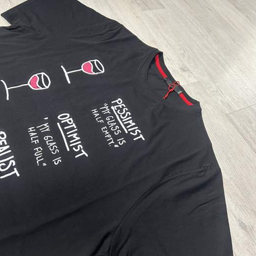 T-shirt Maxfort uomo taglie forti con stampa ironica