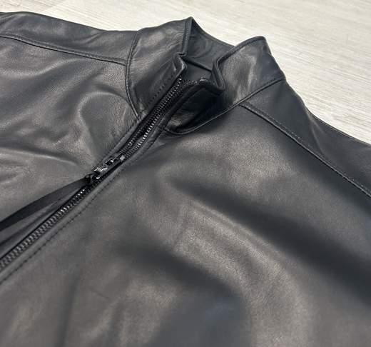 Bomber in vera pelle da uomo invernale