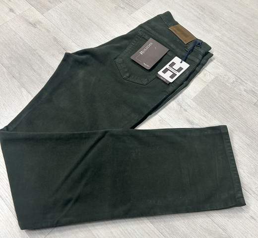 Pantaloni uomo in cakdo fustagno Holiday a vita alta Regular
