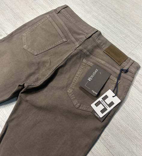 Pantaloni uomo in cakdo fustagno Holiday a vita alta Regular