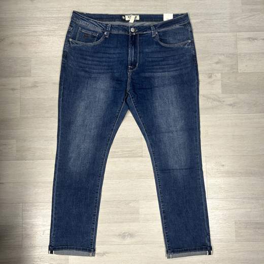 Jeans uomo taglie grandi KeyJey in denim blu