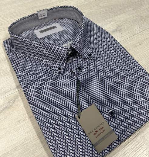 Camicia manica lunga con microfantasia Sea Barrier articolo RETTORE/CONF