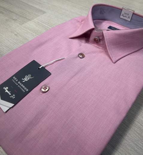 Camicia manica lunga 100% Cotone Sea Barrier articolo LAZZA