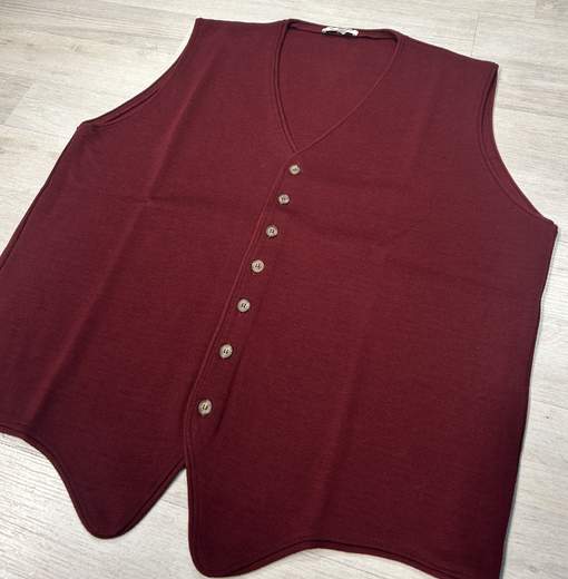 Gilet da uomo in misto lana sottogiacca- Taglie grandi