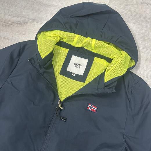 Giubbino uomo leggero con cappuccio staccabile Rekuait