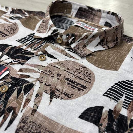 Camicia uomo in Lino 100% traspirante - Taglie grandi No Way Sport