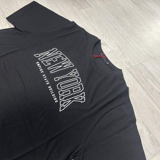 T-shirt Maxfort uomo taglie grandi con stampa stile college