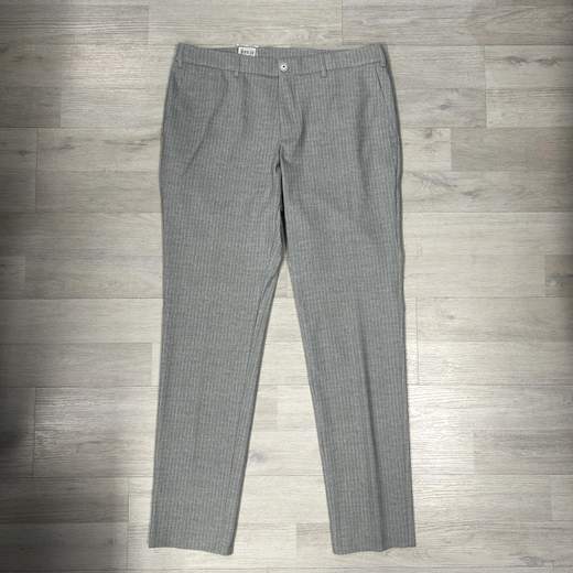 Pantaloni Luigi Morini gessati con elastico posteriore- Collezione Primavera/Estate