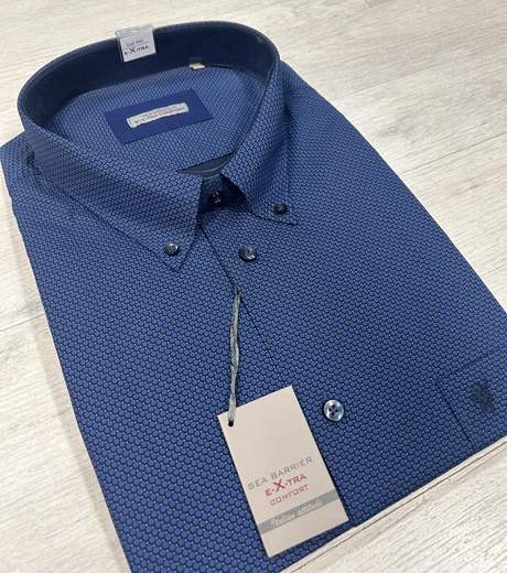 Camicia manica lunga con microfantasia Sea Barrier articolo RETTORE/CONF