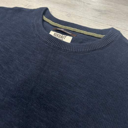 Maglia uomo a maniche corte Rekuait in cotone fiammato- Girocollo