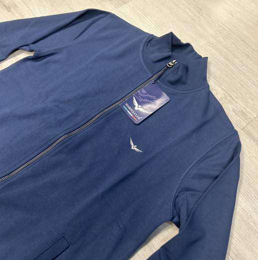Felpa full zip Marina Club articolo ARMY