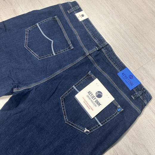 Jeans uomo taglie grandi KeyJey in denim blu