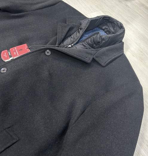 Cappotto invernale da uomo taglie grandi con gilet interno