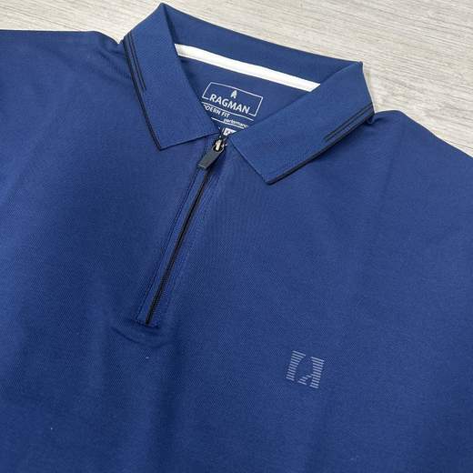 Polo uomo in misto cotone traspirante , tecnologia keep-dry - Ragman