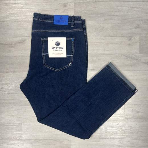 Jeans uomo taglie grandi KeyJey in denim blu