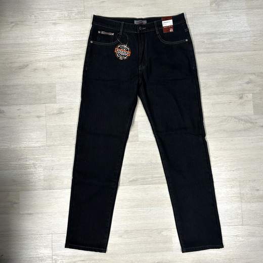 Jeans a alta alta foderati in pile-Modello invernale caldo e confortevole