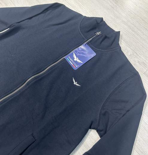 Felpa full zip Marina Club articolo ARMY