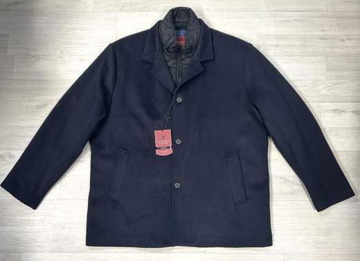 Cappotto invernale da uomo taglie grandi con gilet interno