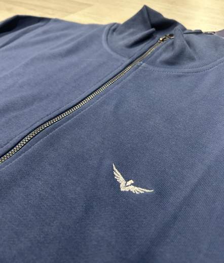 Felpa full zip Marina Club articolo ARMY