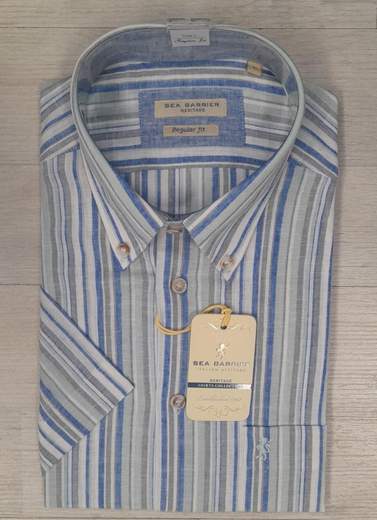 Camicia mezza manica lino cotone Sea Barrier articolo ANTONACCI MM