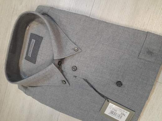 Camicia in flanella da uomo taglie grandi sea barrier