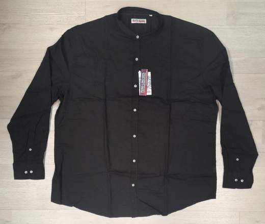 Camicia manica lunga con collo alla koreana 100% Lino No Way Sport articolo 20105/CONF