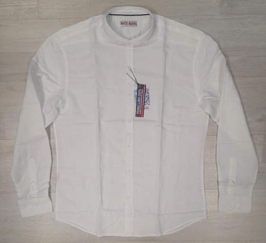 Camicia manica lunga con collo alla koreana  No Way Sport articolo 20105
