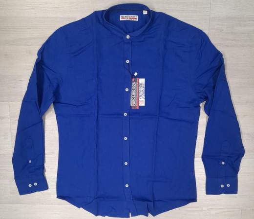 Camicia manica lunga con collo alla koreana  No Way Sport articolo 20105