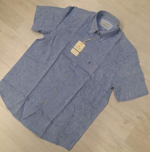 Camicia mezza manica in lino cotone Sea Barrier articolo FAR