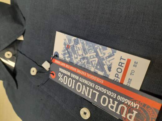 Camicia manica lunga 100% lino No Way Sport articolo 23719