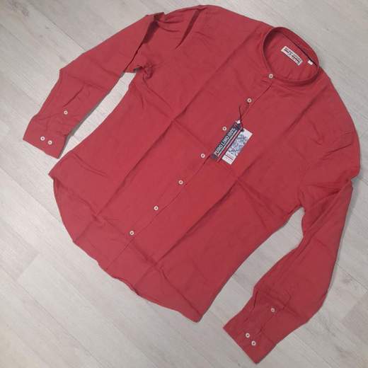 Camicia manica lunga con collo alla koreana  No Way Sport articolo 20105