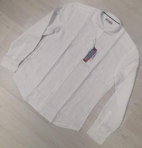 Camicia manica lunga con collo alla koreana  No Way Sport articolo 20105