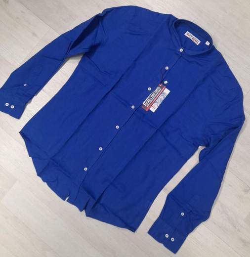 Camicia manica lunga con collo alla koreana  No Way Sport articolo 20105