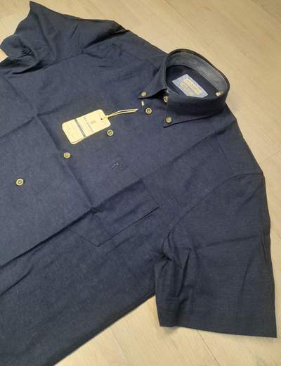 Camicia mezza manica in lino cotone Sea Barrier articolo FAR