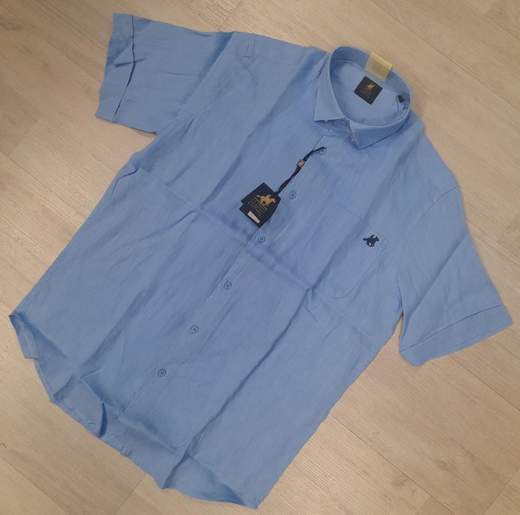 Camicia mezza manica 100% Lino U.S. Grand Polo articolo USC749
