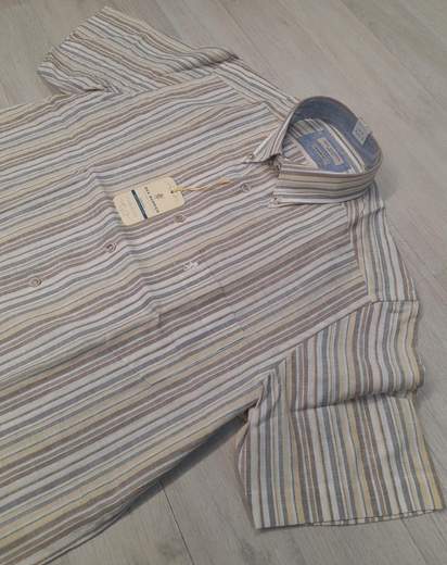 Camicia mezza manica lino cotone Sea Barrier articolo ANTONACCI MM