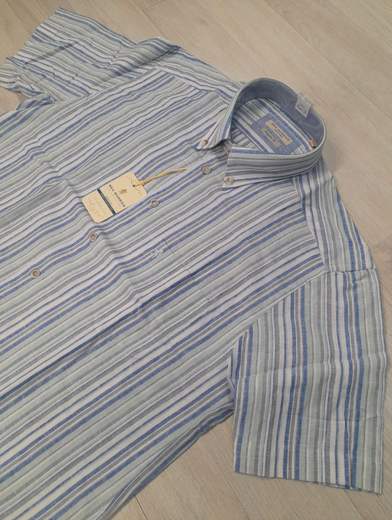 Camicia mezza manica lino cotone Sea Barrier articolo ANTONACCI MM