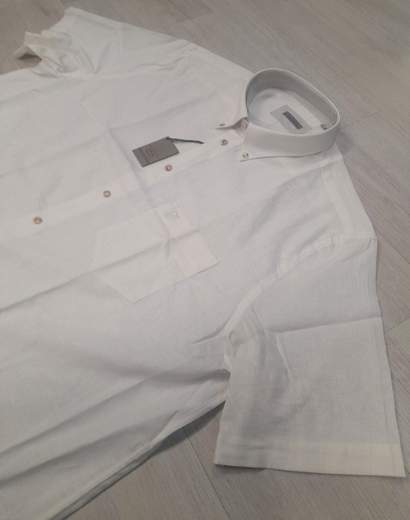 Camicia mezza manica in lino cotone Sea Barrier articolo RAFMM/CONF